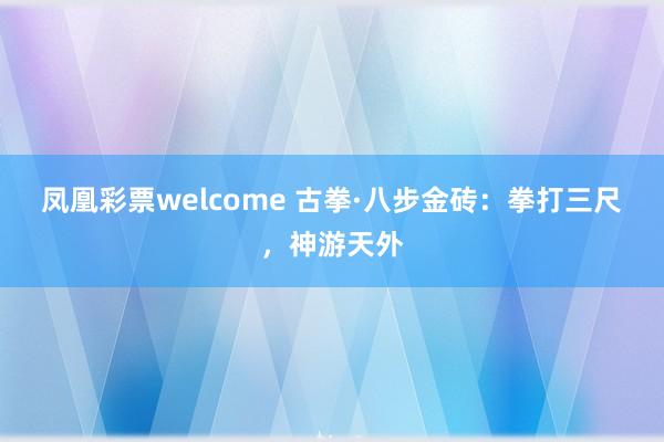 凤凰彩票welcome 古拳·八步金砖:拳打三尺,神游天外