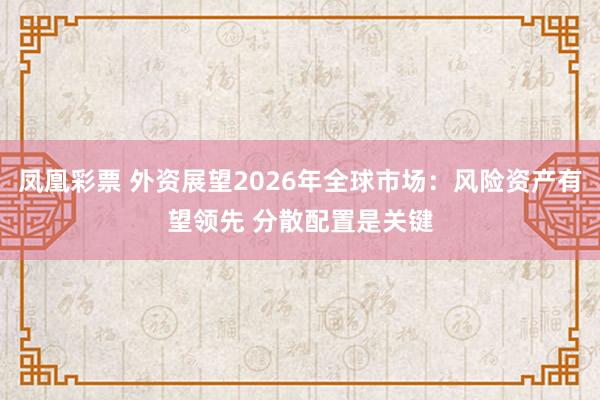 凤凰彩票 外资展望2026年全球市场：风险资产有望领先 分散配置是关键
