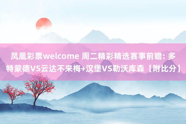 凤凰彩票welcome 周二精彩精选赛事前瞻: 多特蒙德VS云达不来梅+汉堡VS勒沃库森【附比分】